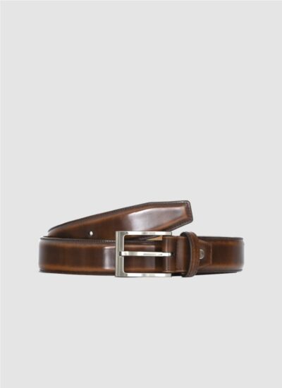 Language Shoes-Men-Parker Belt-Premium Leather-Tan Colour-Belt