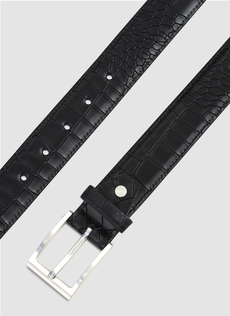 Language Shoes-Men-Kendrick Belt-Premium Leather-Black Colour-Belt