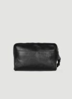 Language Shoes-Men-Venn Wash Bag-Premium Leather-Black Colour-Leather Accessories