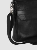 Language Shoes-Men-Seth Cross Body-Premium Leather-Black Colour-Leather Accessories