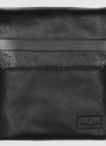 Language Shoes-Men-Seth Cross Body-Premium Leather-Black Colour-Leather Accessories