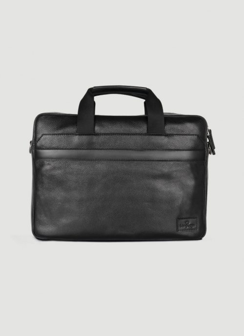 Language Shoes-Men-Julio Folio Bag(ipad Holder)-Premium Leather-Black Colour-Leather Accessories