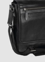 Language Shoes-Men-Daniel Messenger Bag-Premium Leather-Black Colour-Leather Accessories