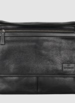 Language Shoes-Men-Daniel Messenger Bag-Premium Leather-Black Colour-Leather Accessories