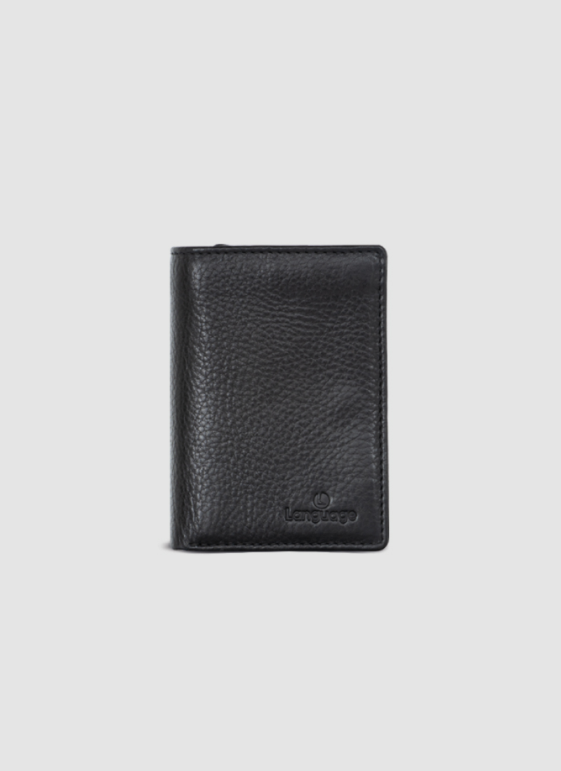 HENRY Coin Trifold Wallet - Made of genuine milled leather
