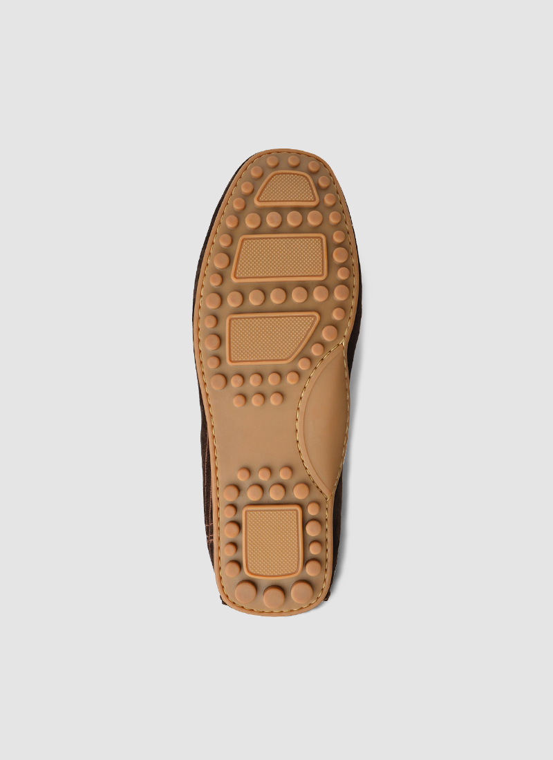 Language Shoes-Men-Ryuk Driver-Premium Leather-Brown Colour-Casual Shoe