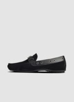 Language Shoes-Men-Reggie Driver-Premium Leather-Black Colour-Casual Shoe