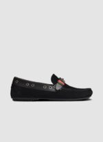 Language Shoes-Men-Reggie Driver-Premium Leather-Black Colour-Casual Shoe