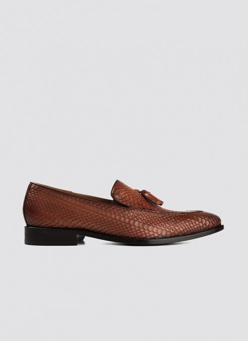 Language Shoes-Men-Braun Loafer-Premium Leather-Tan Colour-Formal Shoe