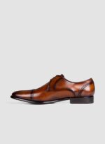 Language Shoes-Men-Dylaney Derby-Premium Leather-Tan Colour-Formal Shoe