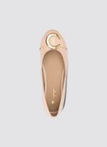 Language Shoes-Women-Circie Ballerina-Premium Leather-Rose Colour-Formal Shoe