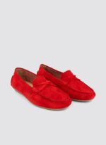 Language Shoes-Women-Bia Moccasin-Premium Leather-Red Colour-Formal Shoe