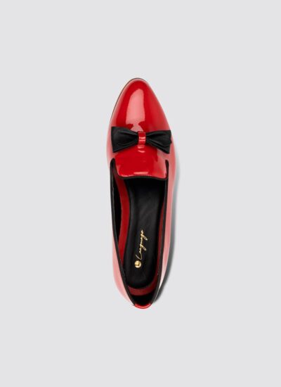 Language Shoes-Women-Urania Loafer-Premium Leather-Red Colour-Formal Shoe