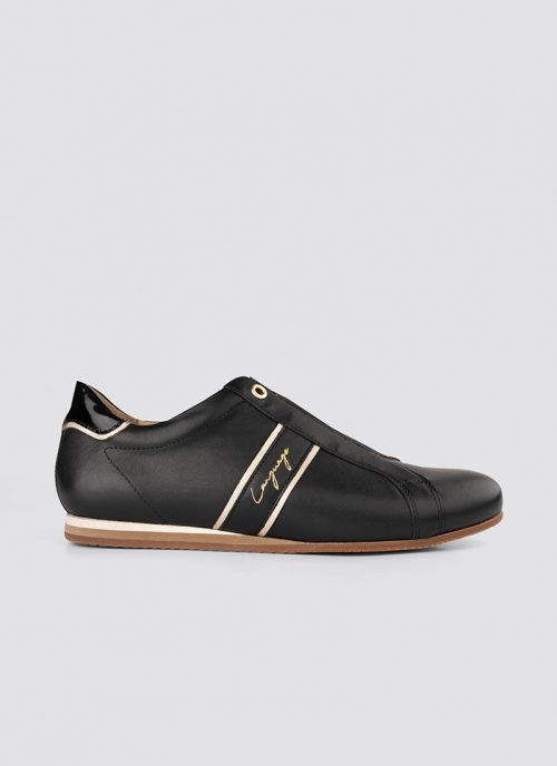 Language Shoes-Women-Eris Sneaker-Premium Leather-Black Colour-Sneaker