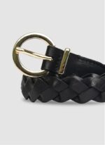 Language Shoes-Women-Myra Belt-Premium Leather-Black Colour-Belt