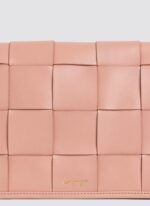 Language Shoes-Women-Mosaic Cross Body-Premium Leather-Pink Colour-Leather Accessories