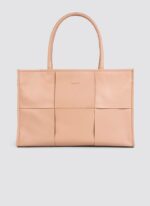 Language Shoes-Women-Mocha Tote-Premium Leather-Rose Colour-Leather Accessories