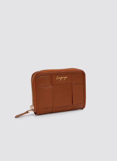 Language Shoes-Women-Rosa Wallet-Premium Leather-Tan Colour-Leather Accessories