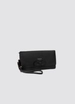 Language Shoes-Women-Onyx Long Wallet-Premium Leather-Black Colour-Leather Accessories