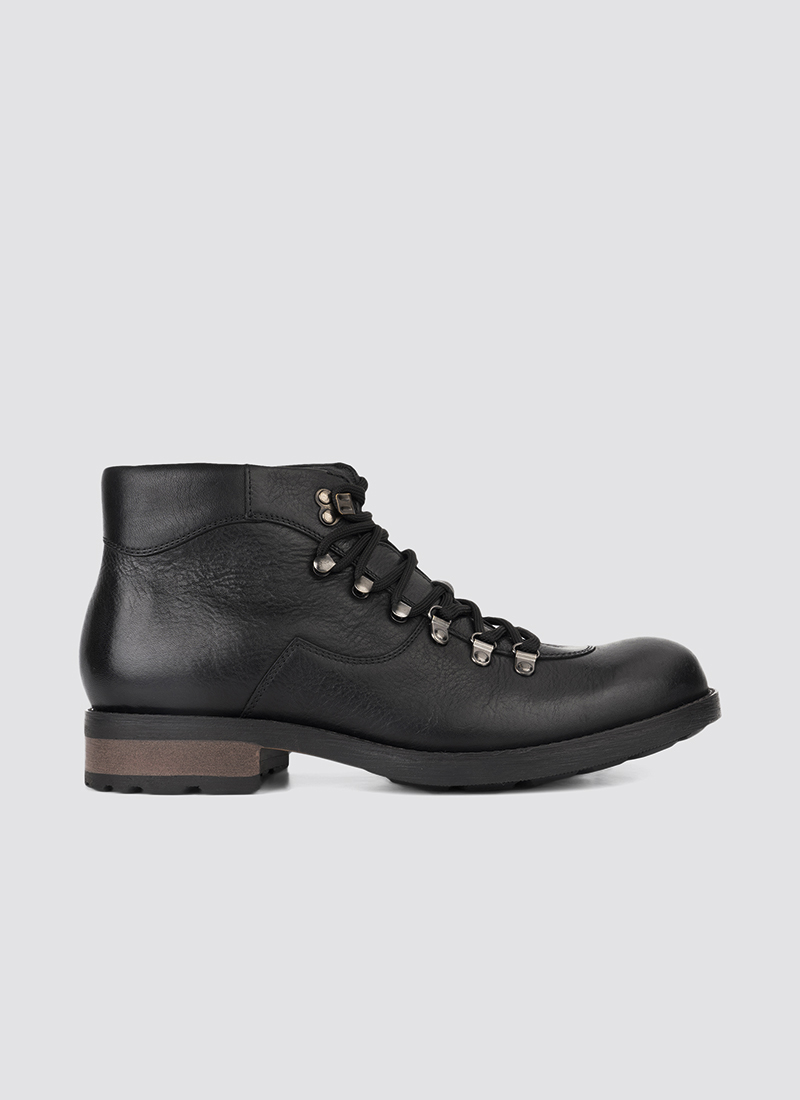 Language Shoes-Men-Morris Boot-Premium Leather-Black Colour-Boot