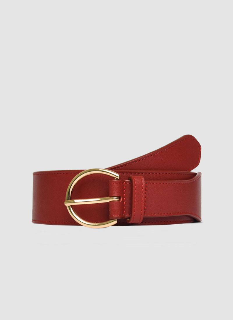 Language Shoes-Women-Lilliana Belt-Premium Leather-Red Colour-Belt