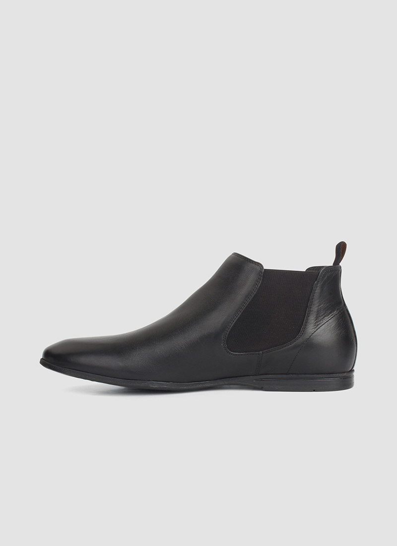 Language Shoes-Men-Blake Boot-Premium Leather-Black Colour-Boot