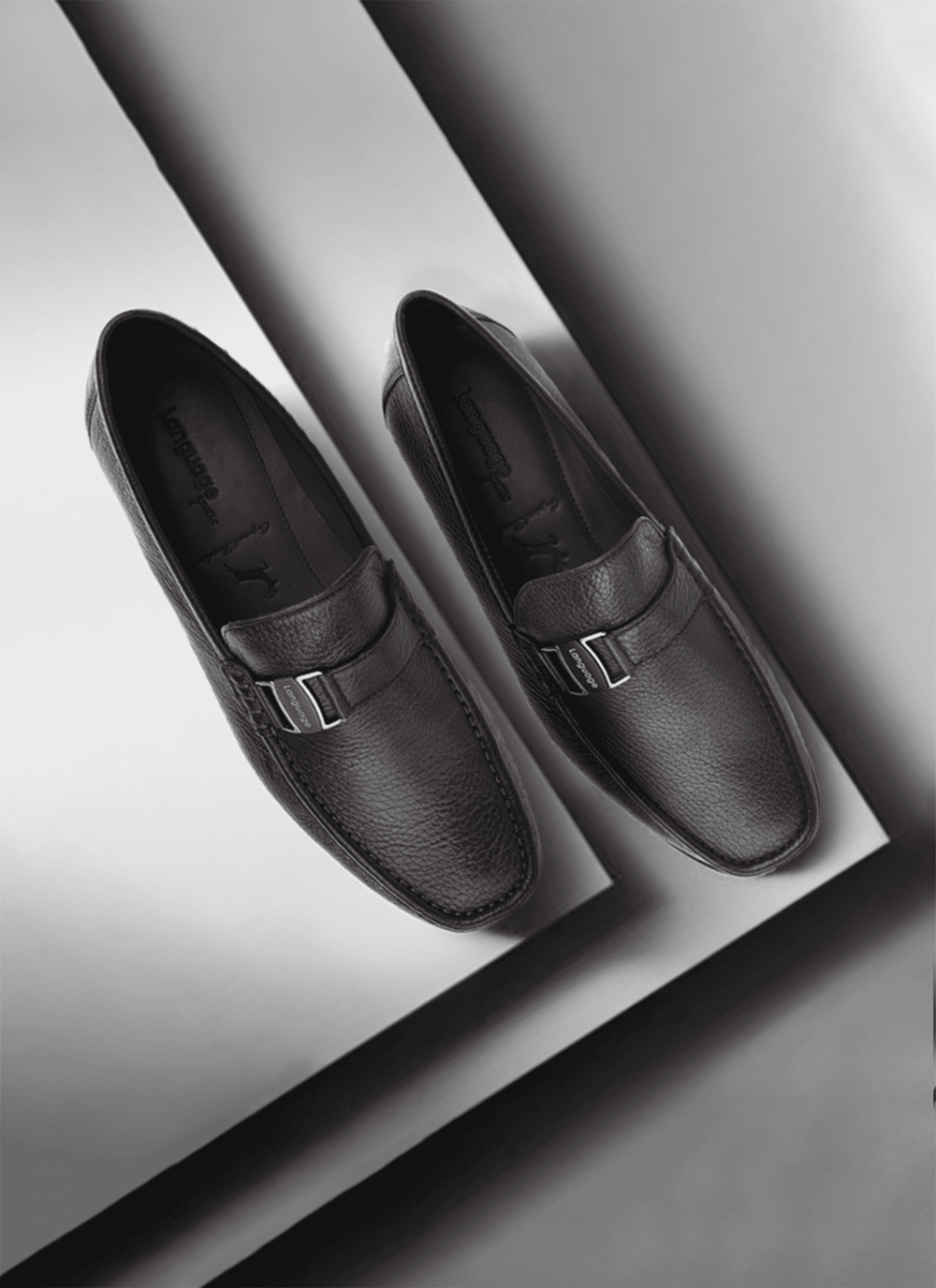 Language Shoes-Men-Eurus-Moccasin-Premium Leather-Brown Colour-Formal Shoe
