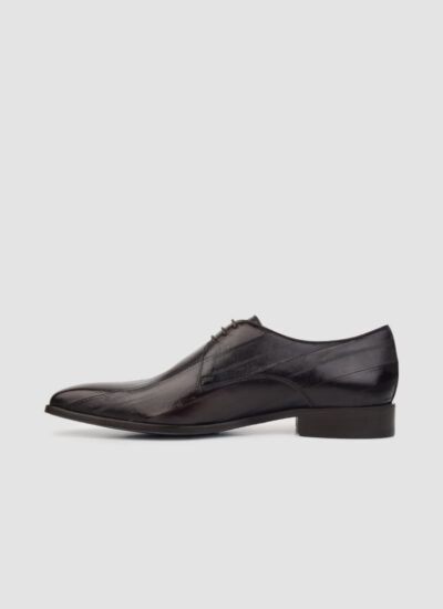 Language Shoes-Men-Caerus Derby-Eel Leather-Dark Brown Colour-Formal Shoe
